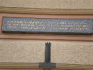 Detail nápisu
