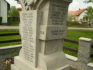 Detail pomníku k I. a II. světové válce v Drachkově