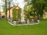 Celkový pohled na pomník I. a II. světové války - Drachkov